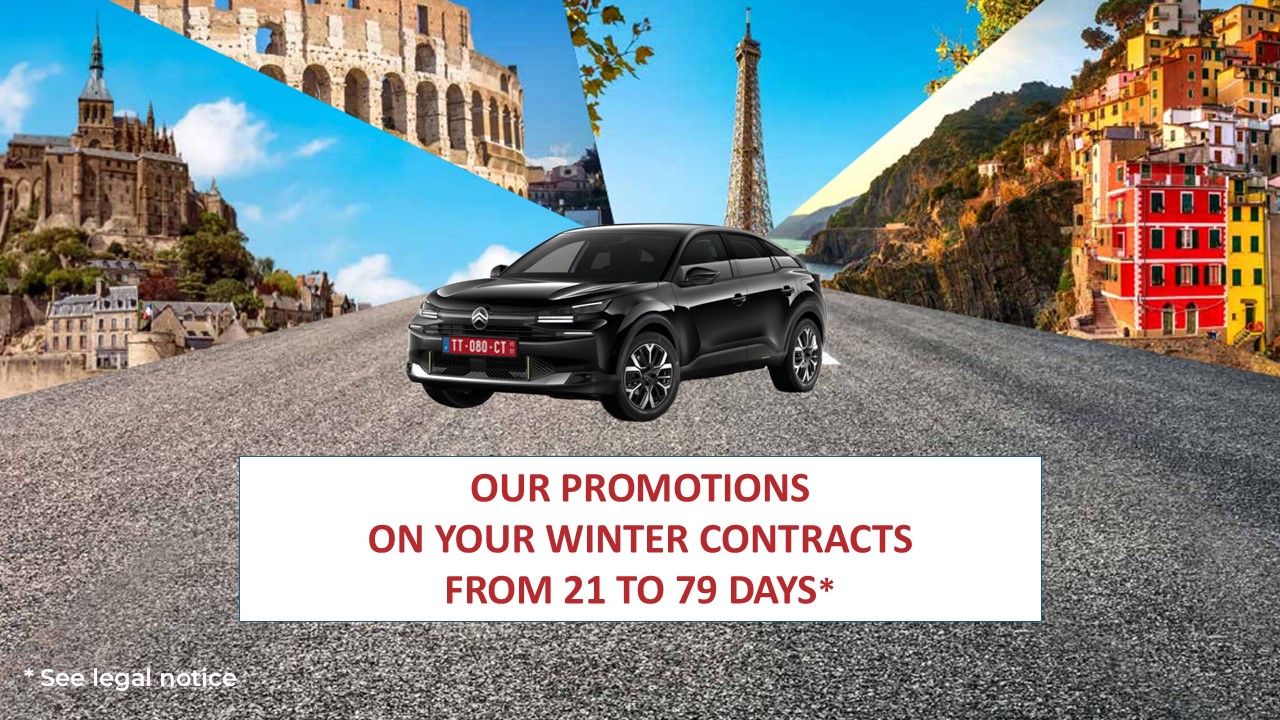 For a delivery from December 1st, 2025 to December 31st, 2025, 70€ off on your contracts from 21 to 79 days